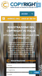 Mobile Screenshot of copyright.it