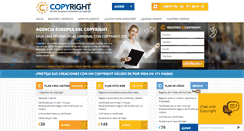 Desktop Screenshot of copyright.es