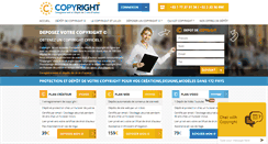 Desktop Screenshot of copyright.be